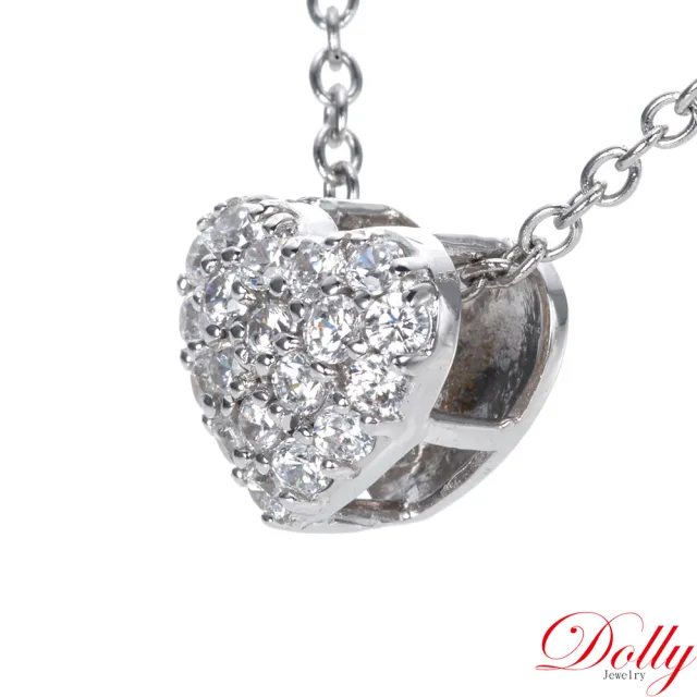 【DOLLY】0.65克拉 輕珠寶18K金鑽石項鍊