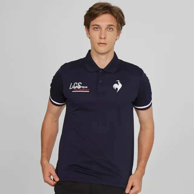 【LE COQ SPORTIF 公雞】休閒經典短袖POLO衫 男款-3色-LWT21943