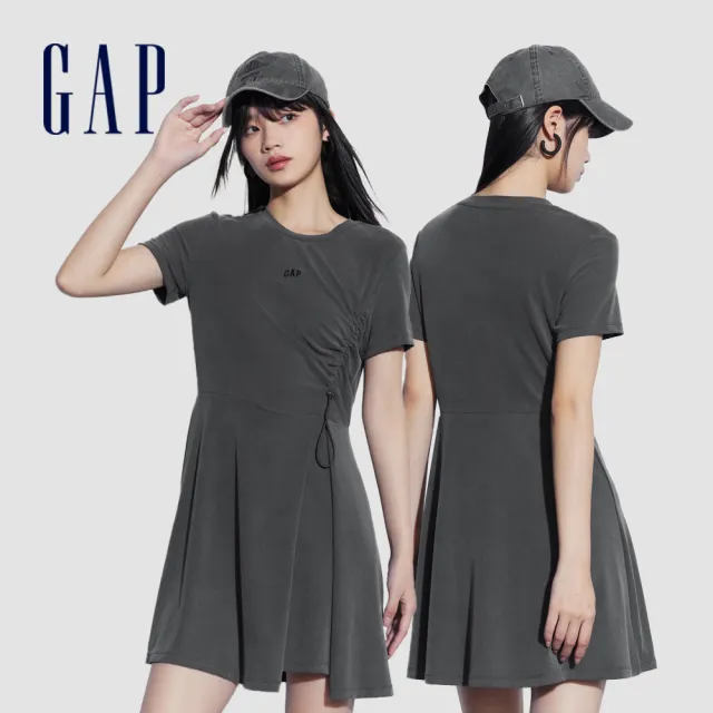 【GAP】女裝 Logo圓領/防曬吊帶洋裝-多色可選(465043&512502&512543)