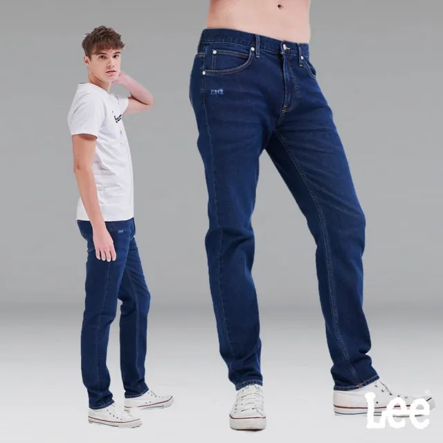 【Lee】出清品-男裝 牛仔褲 / 731 中腰舒適小直筒 中深藍洗水(LL210050BGS)