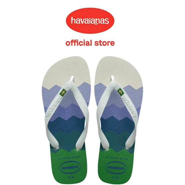 havaianas 哈瓦仕 拖鞋 男鞋 女鞋 夾腳拖 拼接 跳色 漸層 Brasil Fresh 白 4145745-7886U(哈瓦士)