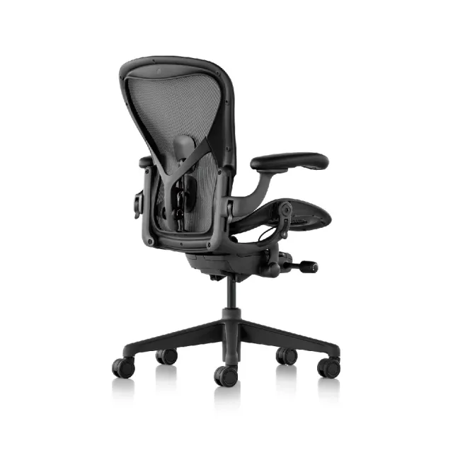 【Herman Miller】Aeron全功能-石墨黑 l A SIZE l 原廠授權商世代家具(人體工學椅/辦公椅/主管椅)