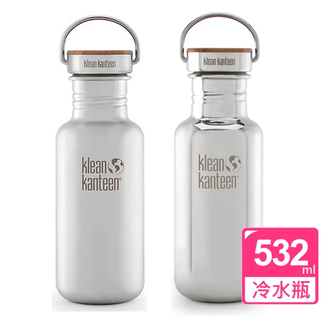 Klean Kanteen 竹片鋼蓋不鏽鋼冷水杯(532ml)