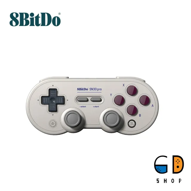 【8Bitdo】八位堂 Switch 副廠 SN30 Pro 全新霍爾搖桿 藍牙無線手把 / 復古紅(鍵寧公司貨)