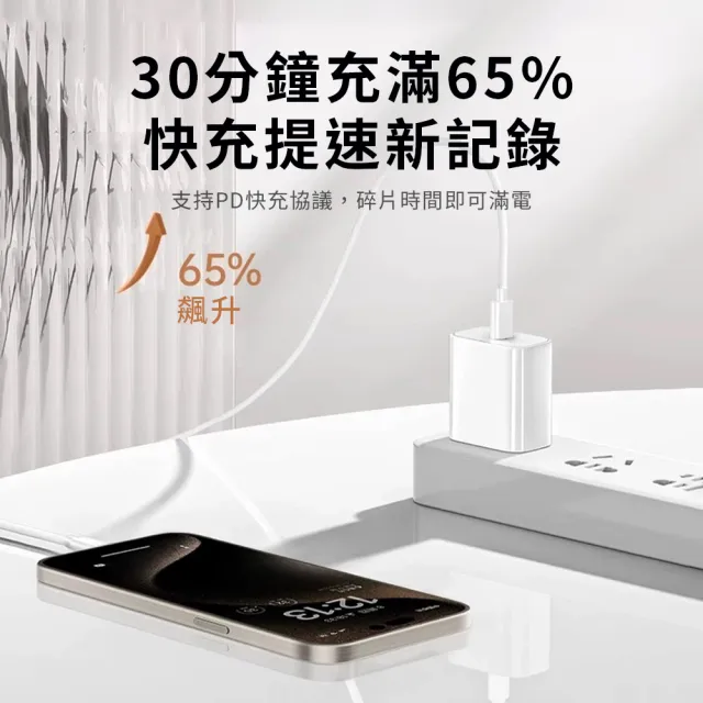 【OMG】PD30W單孔快充充電器 Type-C快充豆腐頭(iPhone16充電頭)