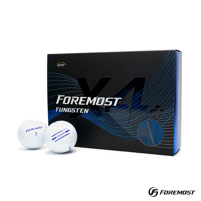 【Foremost】Pro-Tour X4 TUNGSTEN 鎢粉四層球 高爾夫球(2024款 色球 漸變球 超遠距)