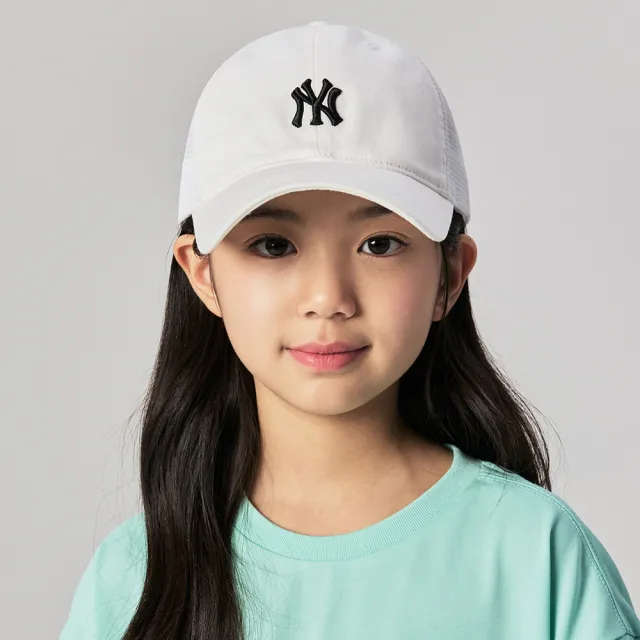 【MLB】童裝 可調式軟頂棒球帽 童帽 紐約洋基隊(7ACP77043-50WHS)
