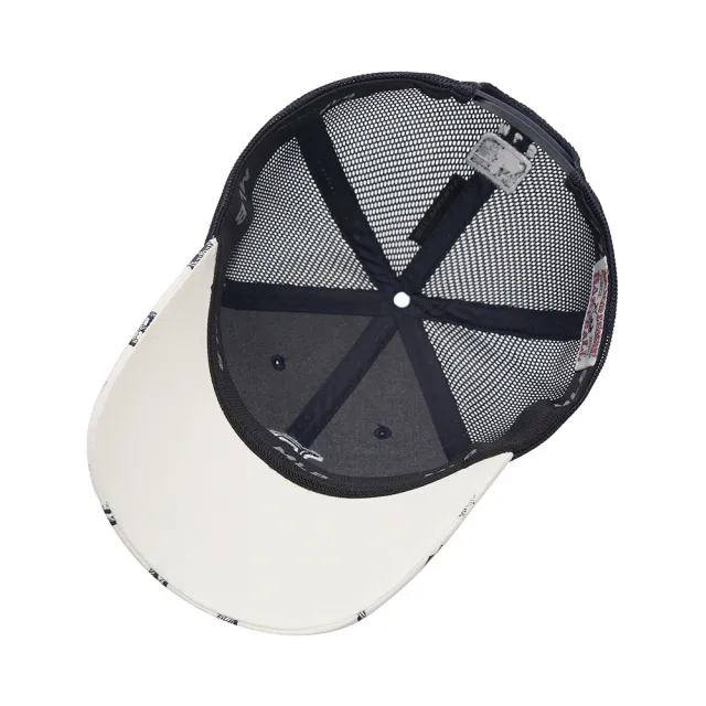 【MLB】童裝 可調式棒球帽 童帽 MONOGRAM系列 波士頓紅襪隊(7ACPM0143-43NYD)