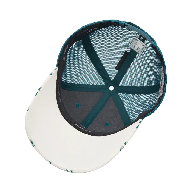 【MLB】童裝 可調式棒球帽 童帽 MONOGRAM系列 克里夫蘭守護者隊(7ACPM0143-45GND)
