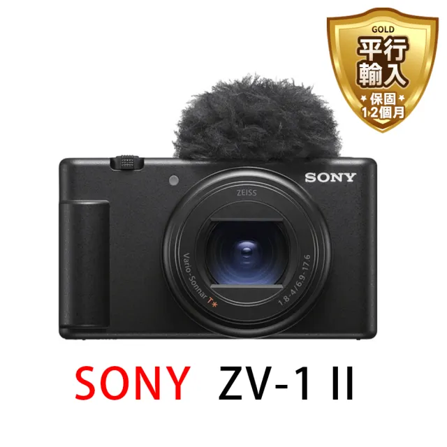 【SONY 索尼】Vlog 數位相機 ZV-1 II-黑 *(平行輸入)