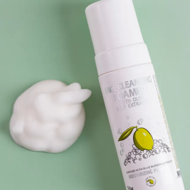 【UNE OLIVE EN PROVENCE 一顆橄欖】橄欖葉抗氧潔顏慕絲150mL(法國原裝進口)