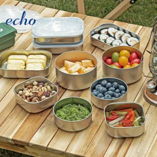 【ECHO】日本製ECHO不鏽鋼保鮮盒420ml(保鮮盒 日本ECHO)