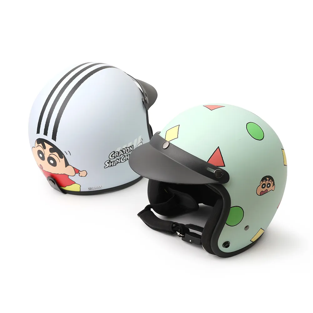 【Norns】蠟筆小新安全帽GoGo(3/4半罩安全帽 機車造型騎士帽 睡衣 卡通安全帽 台灣製造)