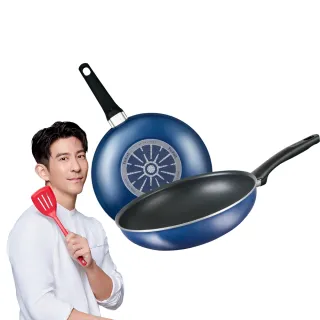 【Tefal 特福】MOMO獨家 法國製烈火悍將系列28CM不沾鍋炒鍋