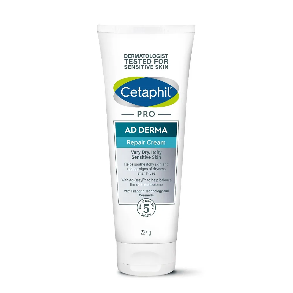 【Cetaphil 舒特膚】官方直營 AD益膚康修護舒敏乳霜 227g(臉部身體乳霜/益膚保濕)