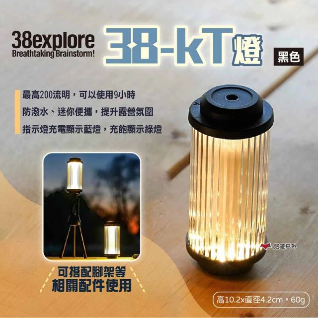 May Shop LED三段式露營帳篷燈USB可充電防水當行