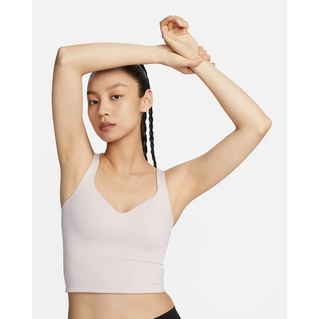 NIKE 耐吉 雙11 Dri-FIT 運動內衣 AS W NK DF ALATE BRA TANK 女款 粉(FN0544104)