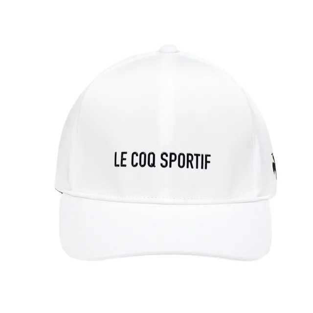 【LE COQ SPORTIF 公雞】高爾夫系列 RIJOUME系列 白色立體LOGO可調節棒球帽 QGT0J107