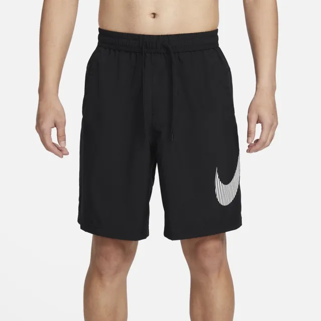 【NIKE 耐吉】AS M NK DF FORM 9IN SHORT GCEL 男運動短褲 黑(HJ3957010)