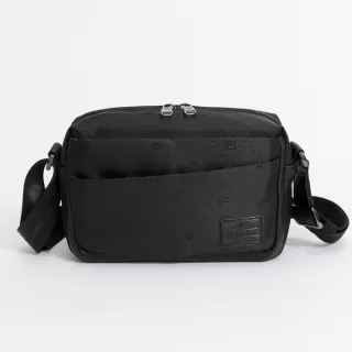 【PLAYBOY】小斜背包 Black Aurora系列(黑色)