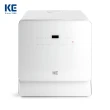 【KE嘉儀】桌上型洗碗/烘碗機 KDW-236W(自動開關門免安裝洗烘碗機、最高溫80度C、UV殺菌)