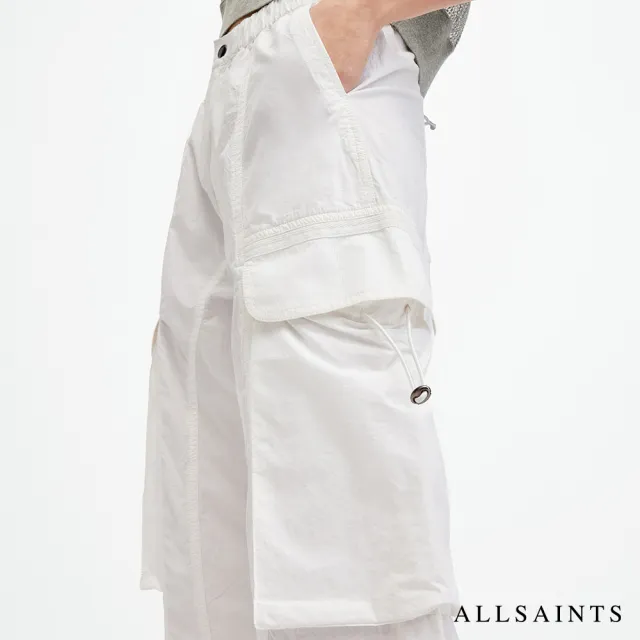 【ALLSAINTS】BARBARA 高腰軍裝休閒長褲-白 W021TA(舒適版型)