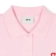 【MLB】女版抗UV防曬短袖Polo衫 Heart系列 克里夫蘭守護者隊(3FPQH0243-45PKL)