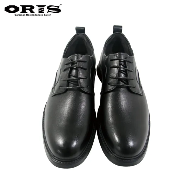 【oris  帆船鞋】輕量厚底耐磨皮鞋-黑-S3978N01(真皮/皮鞋/防滑/耐磨/休閒)