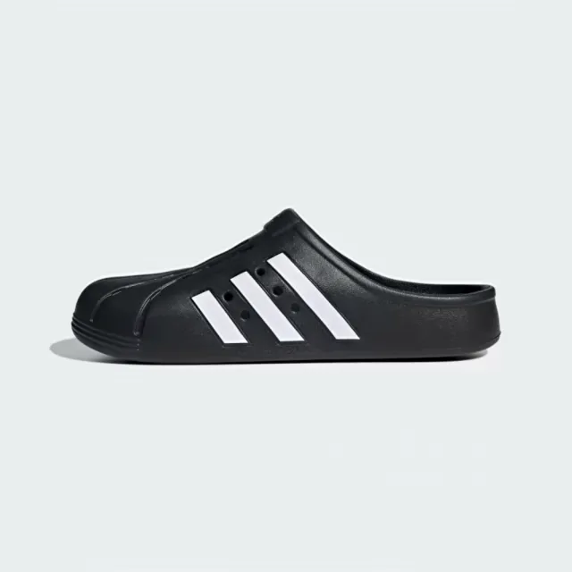 【adidas 愛迪達】拖鞋 男鞋 女鞋 運動 ADILETTE CLOG 黑 GZ5886