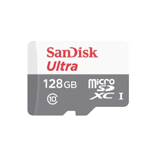 【SanDisk 晟碟】Ultra microSD UHS-I 128GB 記憶卡-白 公司貨 100MB