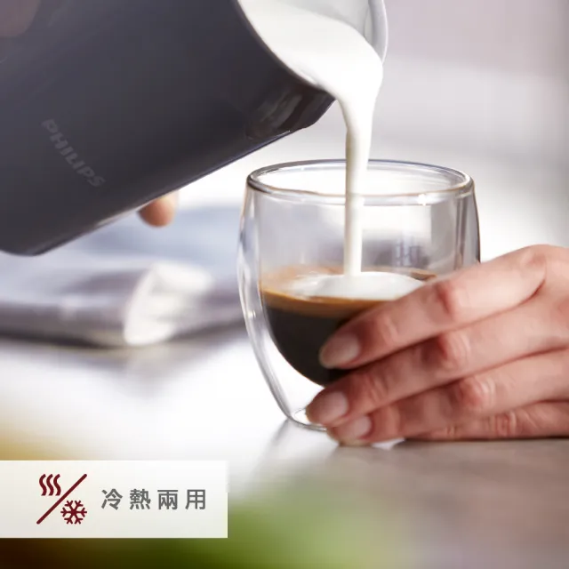 【Philips 飛利浦】全自動雙研磨美式咖啡機(HD7900/50)+全自動冷熱奶泡機(CA6500)