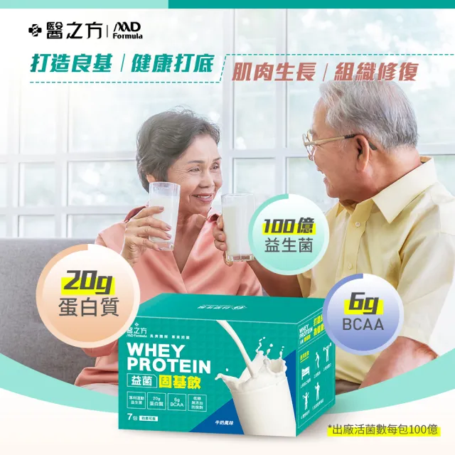 【台塑生醫醫之方】益菌固基飲x2盒(共60包-李李仁代言-可可風味/牛奶風味/百香果風味)