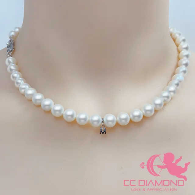 【CC Diamond】品質天然珍珠項鍊(8-9mm)