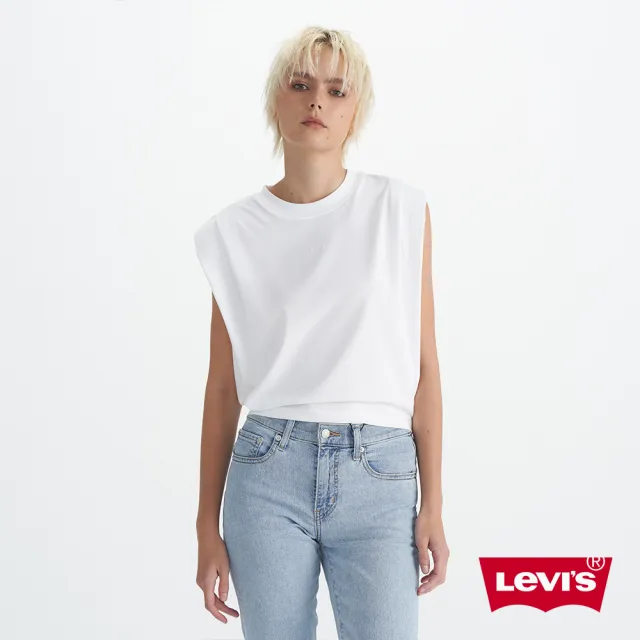 【LEVIS 官方旗艦】女款綁帶無袖背心 Performance Cool 人氣新品 0019Q-0002