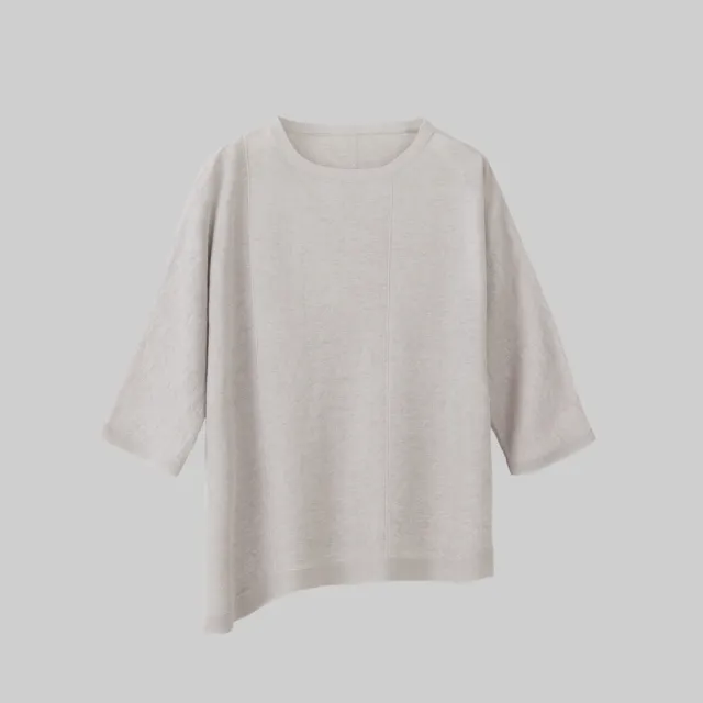 【giordano ladies】24SS_不對稱設計針織上衣(02354042)