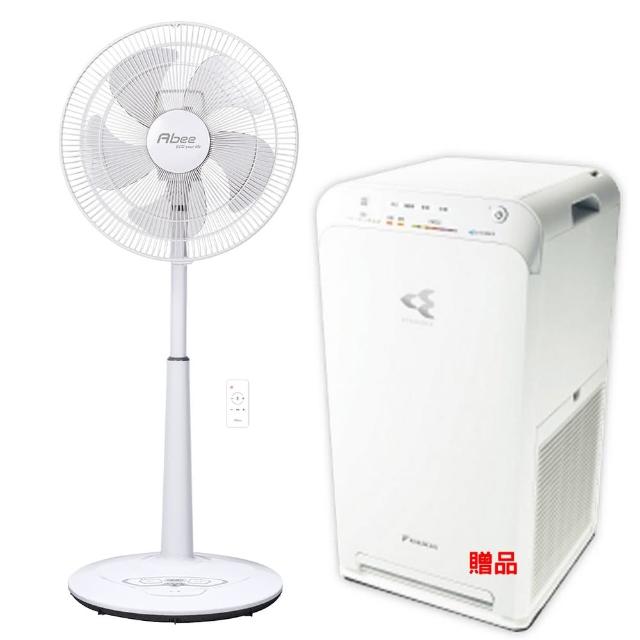 【Abee 快譯通】16吋DC變頻無線遙控電風扇贈大金空氣清淨機MC40USCT7(F1600)