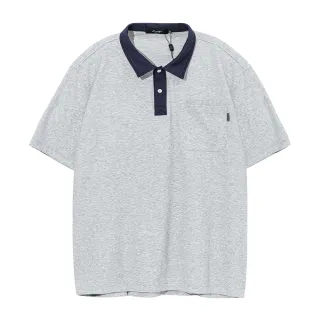 【JSMIX 大尺碼】大尺碼新氧棉素色短袖POLO衫共2色(42JL9253)