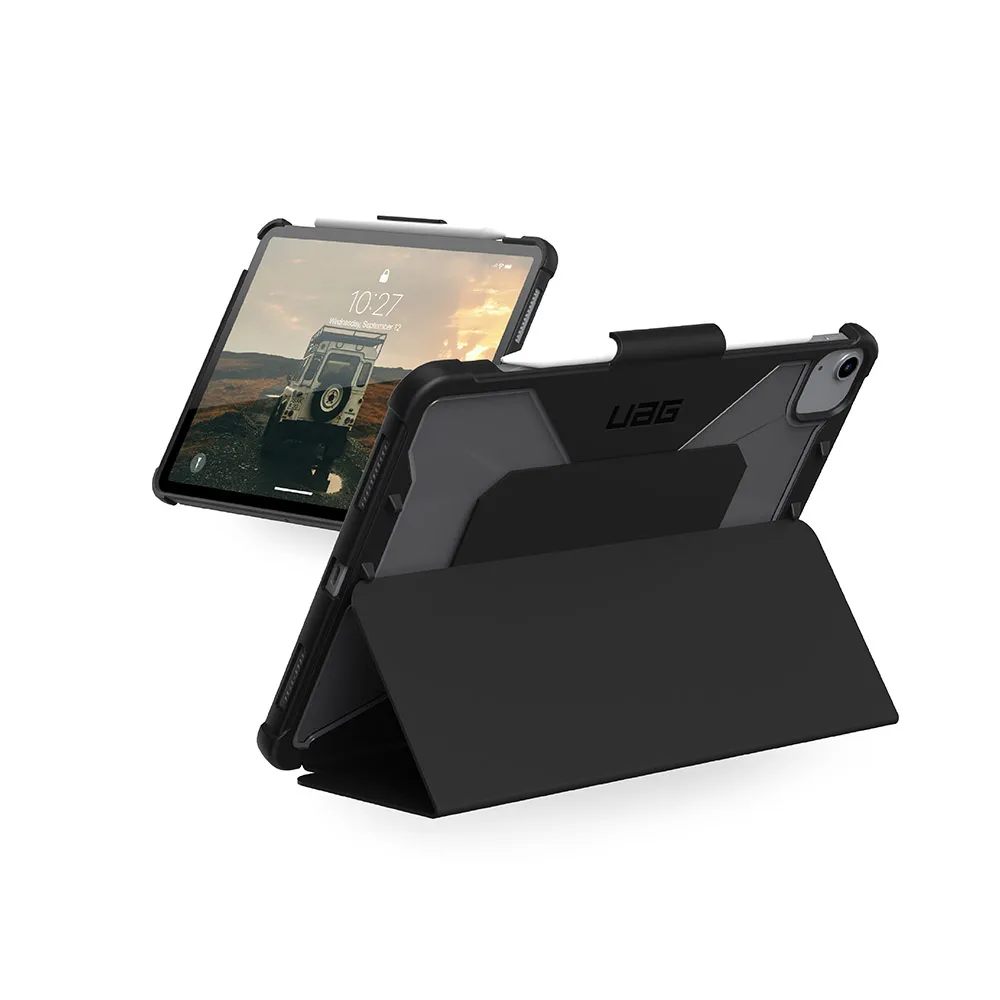 【UAG】iPad Air 11/10.9/Pro 11（2022）耐衝擊全透保護殼-黑(平板殼)