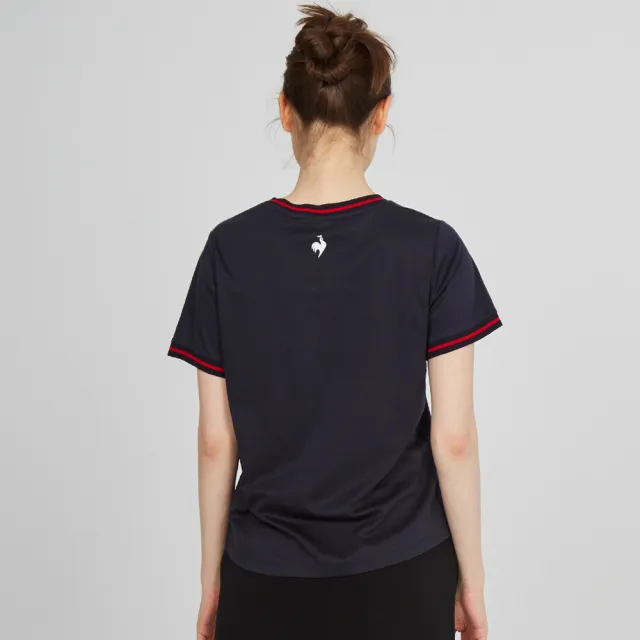 【LE COQ SPORTIF 公雞】休閒經典短袖T恤 女款-2色-LWT22307