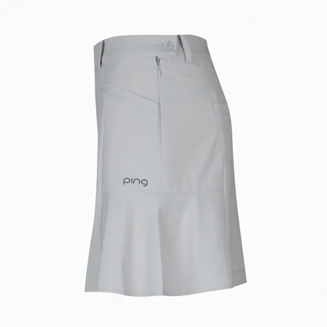 【PING】女款A-LINE修身短裙-灰(GOLF/高爾夫球裙/RD22116-83)