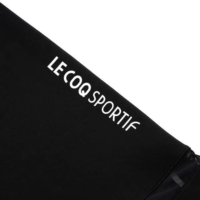 【LE COQ SPORTIF 公雞】休閒經典平織長裙 女款-黑色-LWT82353