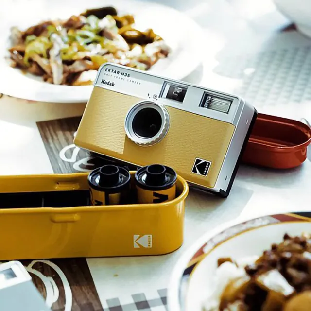 【Kodak 柯達】柯達台灣公司貨 H35 Film Camera 底片相機(買再贈底片市價五百/重複裝填底片)