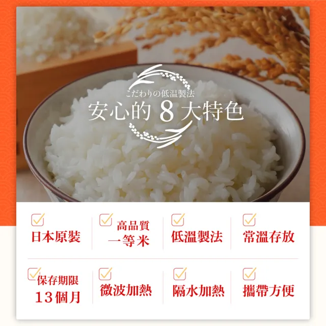【IRIS】日本直送即食白飯150g×10入裝(熟食 即食飯盒 米 日本米 分裝包 新鮮 微波 防災食品)