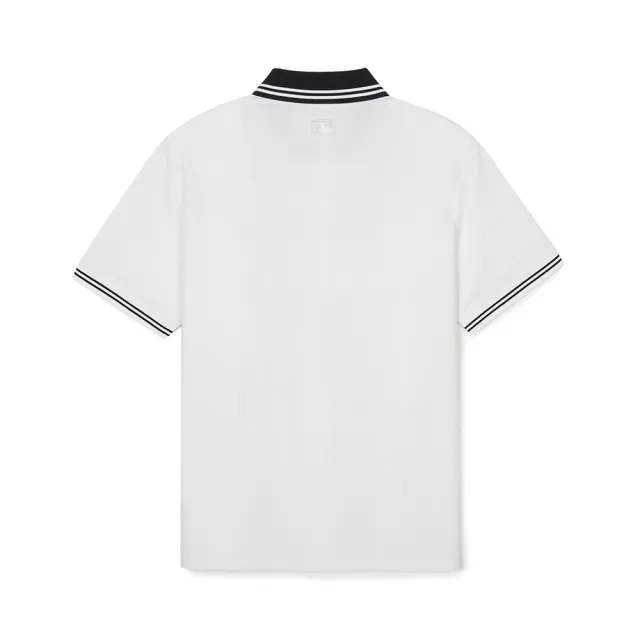 【MLB】抗UV防曬涼感短袖Polo衫 紐約洋基隊(3APQB0243-50IVS)
