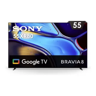【SONY 索尼】BRAVIA 8 55型 XR OLED 4K HDR Google TV顯示器(Y-55XR80)