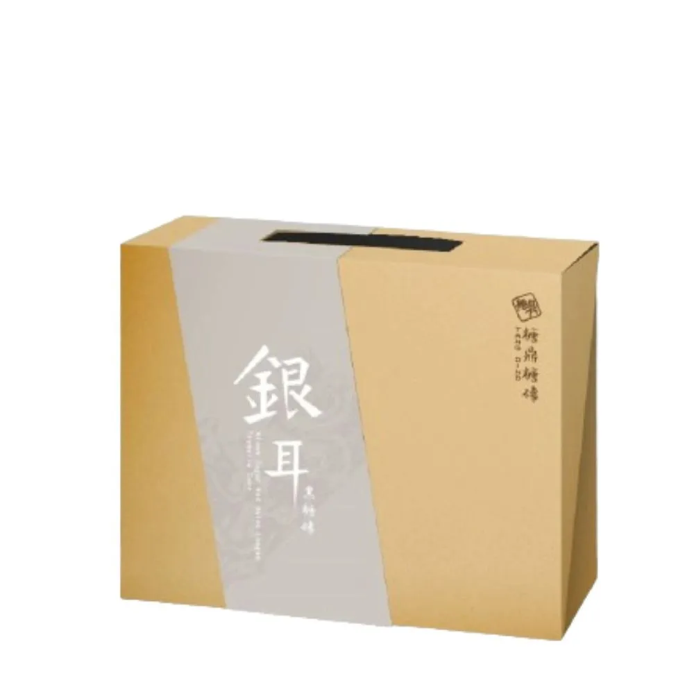 【糖鼎】經典黑糖茶磚禮盒-銀耳(12入/30g)