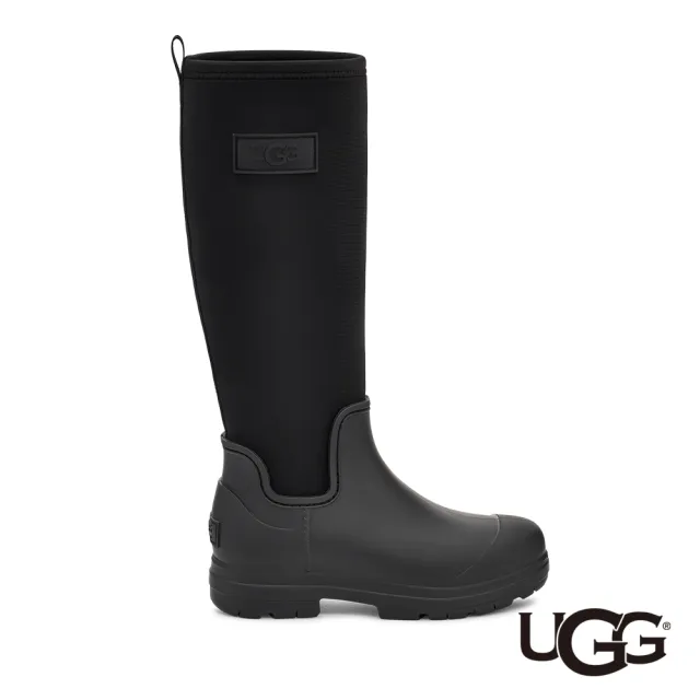 【UGG】女鞋/雨鞋/雨靴/休閒鞋/Droplet Tall(黑色-UG1151350BLK)