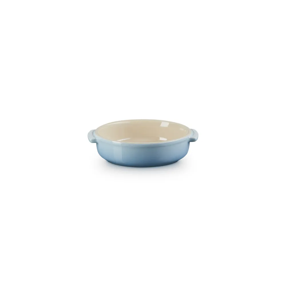 【Le Creuset】瓷器西班牙小菜盤14cm(海岸藍)