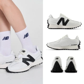 【NEW BALANCE】NB 復古鞋/運動鞋_U327GA-D_中性_白黑色(MOMO獨家販售)