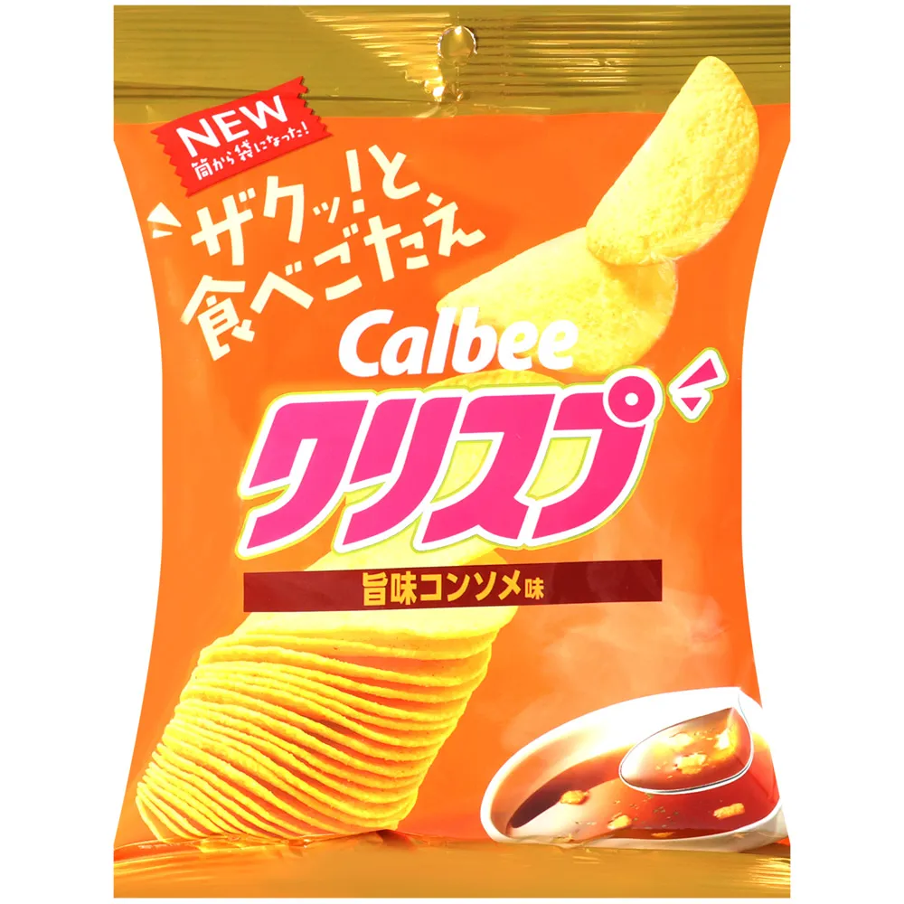 【Calbee 卡樂比】卡樂先生雞汁風味洋芋片(45g)